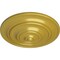 Ekena Millwork Classic Ceiling Medallion (Fits Canopies up to 4 1/8"), Hand-Painted Rich Gold, 13 1/4"OD x 1/2"P CM13CLRGS - alternate 4